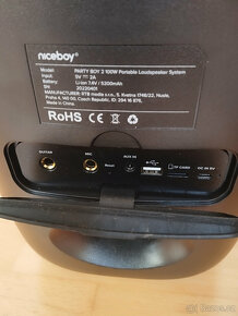 2 ks - Přenosné bluetooth repro Niceboy Party Boy 2 (100W) - 4