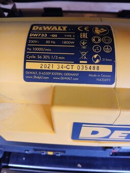 Dewalt hoblovka DW733 - 4