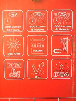 Milwaukee M12 CML-0 Aku svitilna světlo 1000 lumenu - 4