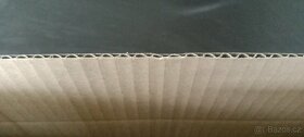 Krabice z hnědé třívrstvé lepenky, 300x122x65mm, nové - 4
