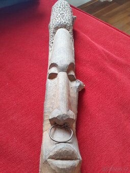 Dřevořezba obličej - 4