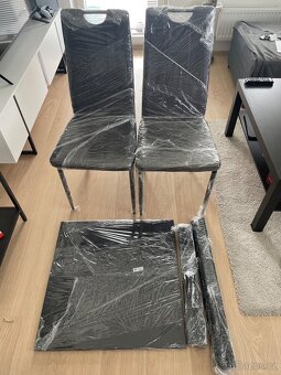 Jídelní stůl SANDSBERG a 2 židle LEILA - 4