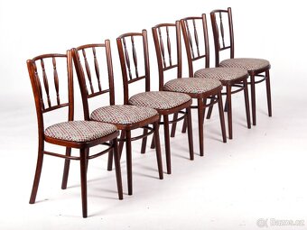 Jídelní židle TATRA , nové čalounění, 6 kusů. - 4