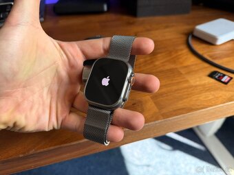 Apple Watch 46mm přírodní milánský tah - M/L - 4