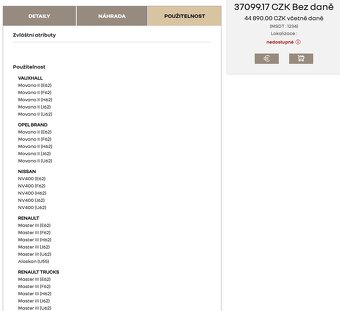 Vysokotlaké čerpadlo Renault Master - 4