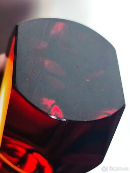 Hutní sklo - váza - 4