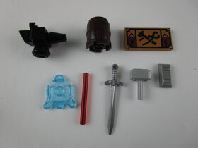 Lego castle / city figurka kovář a příslušenství - 4