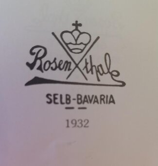 Rosenthal, šálek s podšálkem, rok 1932 - 4