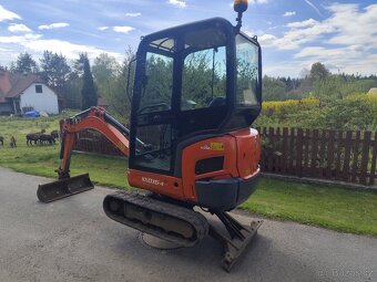 Minibagr Kubota KX016-4, rok 2018, 1600mth, roztah. pásy - 4