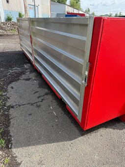 Na prodej – nový valníkový kontejner s hliníkovými bočnicemi - 4