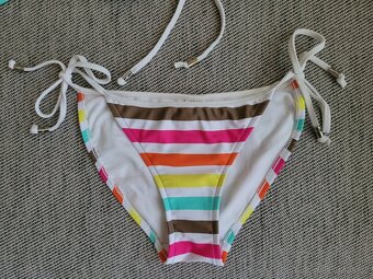 Dámské pruhované plavky zn. Seafolly, vel. S - 4
