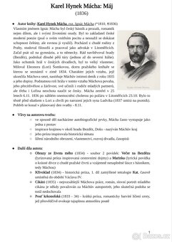 Maturitní rozbory četby z českého jazyka - 4