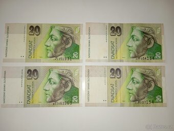 BANKOVKY 20 SVK 1993-2008, RŮZNÉ EMISE - 4