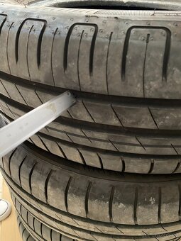 LETNÍ PNEUMATIKY 195/65R15 91V JEDNO LÉTO POUŽÍVANÉ - 4