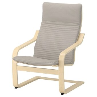 IKEA POÄNG Křeslo s podnožkou - REZERVACE - 4