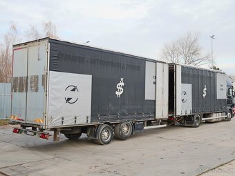 Scania R 480+PŘÍVĚS FIPOCAR, TANDEMOVÁ PRŮJEZDNÁ SOUPRAVA, 3 - 4