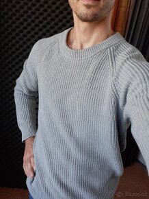 Šedý svetr Tommy Hilfiger vel. S - 4