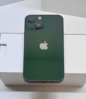 iPhone 13 Mini Green BATERIE 100% TOP - 4