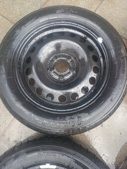 Plechové disky 6,5Jx16, pneu 205/55 R16 - 4