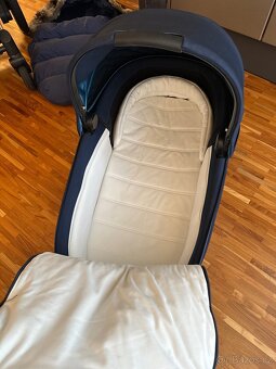 Cybex e-Priam nautical blue korba + seatpack + doplňky - 4