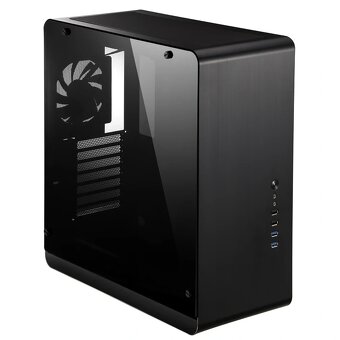 PC skříň Jonsbo UMX4 Black Window, hlíníková, RGB podsvícení - 4