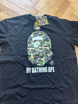 BAPE černé tričko L - 4