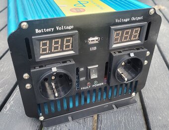 Prodám nový měnič napětí 12/230V, 7000/3500W - 4