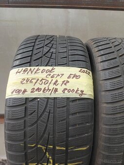 Sada zimních pneu 245/50/18. Hankook. - 4