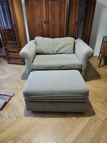 Křeslo rozkládací s podnožkou - 4