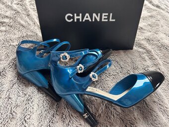 Luxusní lodičky Chanel vel 38,5 - 4