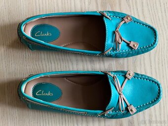 Nové Dámské kožené mokasíny CLARKS vel. 37 - 4