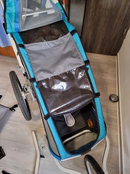 Thule Chariot CX - modrý - na kolo, běhání + miminkovník - 4