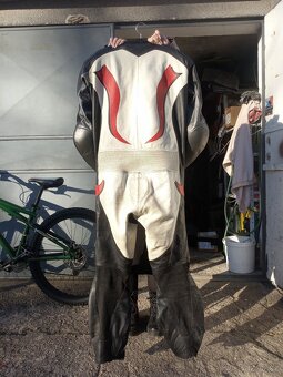 Kožená jednodílná Moto kombinéza - 4