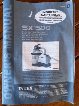 Nová písková filtrace Intex - 4