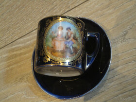 Starý hrneček s podšálkem - 4