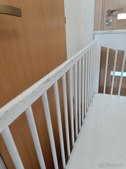 Dětská postýlka + Matrace + Nepropustný chránič matrace - 4