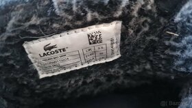 Černé kotníkové tenisky Lacoste - 4