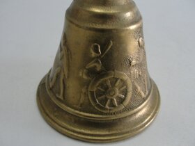 Starý mosazný zvon, zvonek, Napoleon - 4