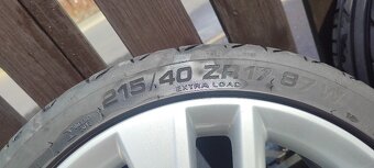 Originál sada alu disků Škoda Clubber 5x100 Fabia 3 r17 - 4