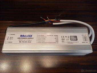 McLED napájecí zdroj pro led pásky12V 150w - 4