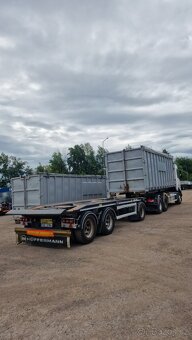 Scania R450 6x4 XT + Vlek Hüfferman / Nosič kontejnerů - 4