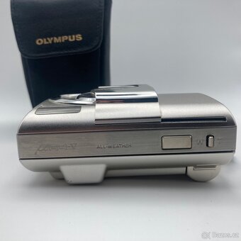 OLYMPUS Mju V + originál pouzdro, baterie, poutko - 4