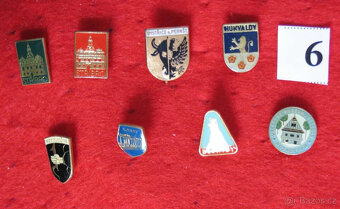 asi 90 ks odznaků - různé - ČSFR - cca 1970 - 1999 - 4