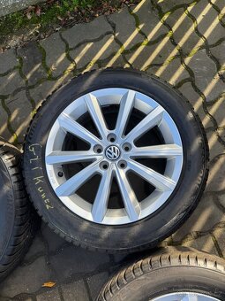 ORIGINÁL Alu Volkswagen Merano R16, 5x100 - TOP STAV, ZIMNÍ - 4