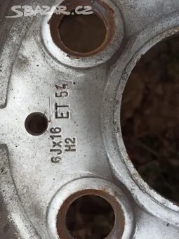 plechové disky 6Jx16H2 ET54 5x112 Matador zimní 195/65/16C - 4