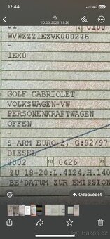 Vw golf 3 kabrio - 4