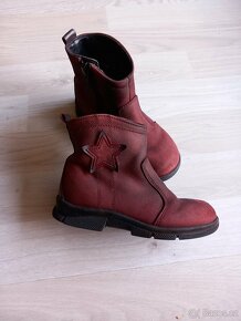 Kozačky zimní boty kožené 24 - 4
