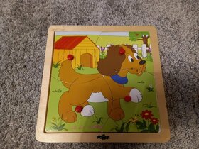 Dětské dřevěné puzzle - 4