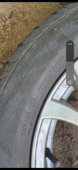Alu kola na Ford 5x108+ 205/55/16 letni - 4