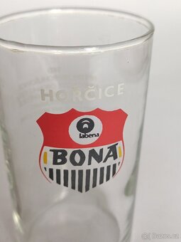 Retro sklenice od hořčice, 2dcl a 1dcl, 65.-/kus, pošta 79.- - 4